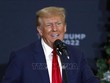 Cựu Tổng thống Mỹ Donald Trump phát biểu trong cuộc vận động tranh cử ở Waterloo, bang Iowa, ngày 19/12/2023. Ảnh: AFP/TTXVN