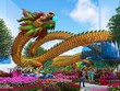 TP.HCM: Đường hoa Nguyễn Huệ 2024 nổi bật với linh vật rồng thân thiện với môi trường