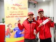 Người lao động được bay miễn phí trong chương trình "Về nhà ăn tết, gắn kết yêu thương" do Vietjet, HDSAISON phối hợp cùng Tổng Liên đoàn lao động Việt Nam tổ chức Tết Nguyên đán 2023 - ảnh: TL
