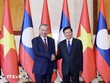 Chủ tịch nước Tô Lâm và Tổng Bí thư, Chủ tịch nước Lào Thongloun Sisoulith đã chủ trì cuộc hội đàm giữa Đoàn đại biểu cấp cao hai nước. (Ảnh: TTXVN)