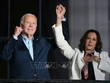 Phó Tổng thống Mỹ Kamala Harris (phải) và Tổng thống Joe Biden tại một sự kiện ở Nhà Trắng ngày 4/7/2024. Ảnh: AP/TTXVN