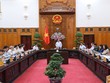  Thủ tướng Phạm Minh Chính chủ trì cuộc họp của Thường trực Chính phủ về các báo cáo đề xuất sửa đổi, bổ sung các luật thuộc lĩnh vực quản lý của Bộ Kế hoạch và Đầu tư. Ảnh: Nhật Bắc