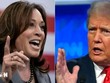 Ứng cử viên Tổng thống của đảng Dân chủ, Phó Tổng thống Mỹ Kamala Harris (trái) và ứng cử viên đảng Cộng hòa Donald Trump. (Ảnh: AP/TTXVN)