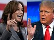 Ứng cử viên Tổng thống của đảng Dân chủ, Phó Tổng thống Mỹ Kamala Harris (trái) và ứng cử viên đảng Cộng hòa Donald Trump. Ảnh: AP/TTXVN