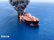Giải cứu thủy thủ tàu chở dầu bị tấn công ở Biển Đỏ ngoài khơi Yemen