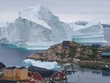 Quang cảnh thị trấn Kulusuk thuộc đảo Greenland, Đan Mạch. Ảnh: Getty Images/TTXVN
