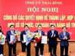 Thái Bình thành lập hai Đảng bộ mới, hợp nhất Ban Tuyên giáo và Ban Dân vận 