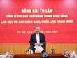 Tổng Bí thư Tô Lâm phát biểu tại cuộc làm việc