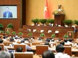 Quốc hội nghe báo cáo giải trình trước khi bấm nút.