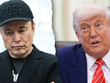 Mối quan hệ giữa Tổng thống Trump (phải) và tỷ phú Elon Musk đang ngày càng rạn nứt. Ảnh: Getty Images