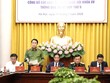 Thứ trưởng Bộ Công an Lê Quốc Hùng giới thiệu nội dung mới của luật - Ảnh: TT 