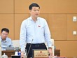 Phó chủ tịch Quốc hội Vũ Hồng Thanh phát biểu.