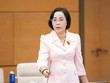 Phó chủ tịch Quốc hội Nguyễn Thị Thanh. 