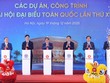 Thủ tướng Chính phủ Phạm Minh Chính cùng các đại biểu thực hiện nghi thức bấm nút khởi công, khánh thành đồng loạt 234 dự án lớn trên cả nước vào ngày 19/12/2025 - Ảnh: VGP