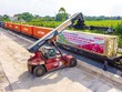 Một đoàn tàu liên vận quốc tế chở nông sản xuất khẩu của Tổng công ty Đường sắt Việt Nam 