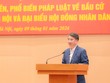 Phó Chủ tịch UBND Thành phố Hà Nội Nguyễn Xuân Lưu phát biểu tại hội nghị.