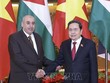 Chủ tịch Quốc hội Trần Thanh Mẫn và Chủ tịch Hạ viện Vương quốc Hashemite Jordan Mazen Turki El Qadi. Ảnh: Doãn Tấn/TTXVN.