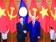 Tổng Bí thư Tô Lâm và Tổng Bí thư, Chủ tịch nước Lào Thongloun Sisoulith chụp ảnh chung trước khi tiến hành hội đàm nhân chuyến thăm cấp Nhà nước của Tổng Bí thư, Chủ tịch nước Lào tới Việt Nam vào tháng 1/2026. Ảnh: Đức Thanh 