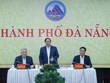 Thủ tướng Phạm Minh Chính và đoàn công tác làm việc với Ban Thường vụ Thành ủy Đà Nẵng.