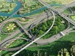 Phối cảnh một nút giao trên đường vành đai 3 TP.HCM. 
