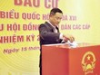 Bí thư Thành ủy Đà Nẵng Lê Ngọc Quang bỏ phiếu tại khu vực bỏ phiếu số 15, phường Hải Châu, Đà Nẵng. Ảnh: Đ.N