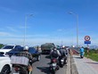 Cầu Hoà Xuân thường ùn tắc trong giờ cao điểm. 