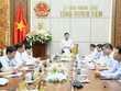 Phó Chủ tịch Thường trực UBND tỉnh Nguyễn Lê Huy phát biểu chỉ đạo tại cuộc họp