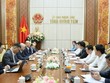 Toàn cảnh buổi làm việc của UBND tỉnh Hưng Yên và Hiệp hội Đầu tư Trung Quốc. 