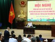 Ông Trần Quốc Văn, Phó Bí thư Tỉnh ủy, Chủ tịch HĐND tỉnh, Phó Trưởng ban Thường trực Ban Chỉ đạo Bầu cử tỉnh, Chủ tịch Ủy ban Bầu cử tỉnh Hưng Yên chủ trì hội nghị.