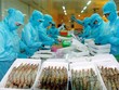 Sản xuất chế biến tôm xuất khẩu tại một doanh nghiệp