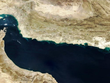 Hình ảnh từ vệ tinh Terra của NASA về eo biển Hormuz.
