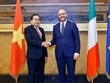 Chủ tịch Quốc hội Trần Thanh Mẫn hội đàm với Chủ tịch Hạ viện Italia 