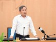 Chủ tịch UBND TP. Hà Nội Vũ Đại Thắng phát biểu tại cuộc họp.