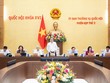  Chủ tịch Quốc hội Trần Thanh Mẫn phát biểu khai mạc phiên họp - Ảnh TC. 