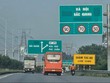 Một đoạn cao tốc Hà Nội - Bắc Giang.