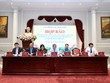 Các vị chủ trì họp báo - Ảnh: TT.