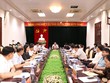 Phó Chủ tịch thường trực UBND tỉnh Trần Song Tùng chủ trì Hội nghị nghe báo cáo tiến độ triển khai các hoạt động Tuần Du lịch Ninh Bình 2026.Ảnh: Minh Huế