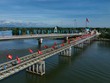 Di tích quốc gia đặc biệt Đôi bờ Hiền Lương - Bến Hải, nơi diễn ra chương trình khai mạc Lễ hội Vì Hoà bình năm 2026.