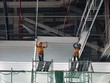 Thi công hoàn thiện Nhà ga hành khách Cảng hàng không quốc tế Long Thành.