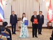 Tổng Bí thư, Chủ tịch nước Tô Lâm và Thủ tướng Thái Lan chứng kiến lễ trao văn kiện hợp tác hai nước 