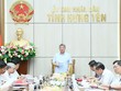 Phó bí thư Tỉnh ủy, Chủ tịch UBND tỉnh Hưng Yên Nguyễn Mạnh Quyền phát biểu chỉ đạo