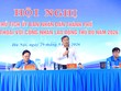 Chủ tịch UBND TP. Hà Nội Vũ Đại Thắng phát biểu tại hội nghị.