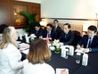 Quang cảnh buổi tiếp.