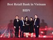 The Asian Banker trao giải thưởng Ngân hàng Bán lẻ tốt nhất Việt Nam 2026 cho đại diện BIDV