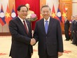 Tổng Bí thư, Chủ tịch nước Tô Lâm tiếp Thủ tướng Lào Sonexay Siphandone. Ảnh: Đức Thanh.