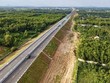 Một đoạn cao tốc Quảng Ngãi - Hoài Nhơn do HHV thi công.