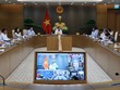 Phó Thủ tướng Thường trực Phạm Gia Túc làm việc về tình hình triển khai dự án đường sắt Lào Cai - Hà Nội - Hải Phòng - Ảnh: VGP