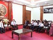 Lãnh đạo tỉnh Đồng Tháp tiếp, làm việc với doanh nghiệp. Nguồn: www.dongthap.gov.vn