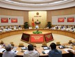 Đồng chí Phạm Gia Túc, Ủy viên Bộ Chính trị, Phó Bí thư Thường trực Đảng ủy Chính phủ, Phó Thủ tướng Thường trực, Phó Trưởng Ban Chỉ đạo Bảo vệ nền tảng tư tưởng của Đảng, đấu tranh phản bác các quan điểm sai trái, thù địch (Ban Chỉ đạo 35) Trung ương, Trưởng Ban Chỉ đạo 35 Đảng ủy Chính phủ dự cuộc làm việc của Đoàn kiểm tra Ban Chỉ đạo 35 Trung ương với Ban Thường vụ Đảng ủy Chính phủ - Ảnh: VGP.