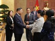 Phó Thủ tướng Thường trực Chính phủ Phạm Gia Túc chủ trì cuộc làm việc với đại diện hiệp hội và một số doanh nghiệp Hoa Kỳ - Ảnh: VGP